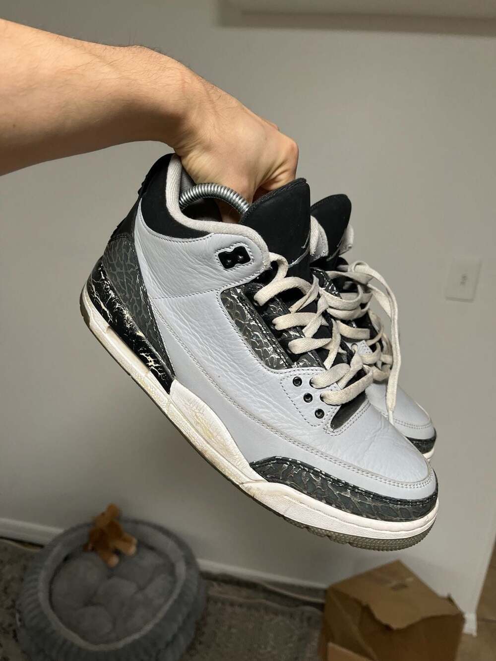 Jordan 3 Retro Wolf Grey 2014 Sneakers